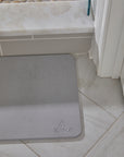 Magic Stone Bath Mat - Plain - Dove Gray