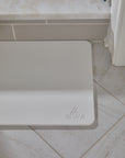 Magic Stone Bath Mat - Plain - White