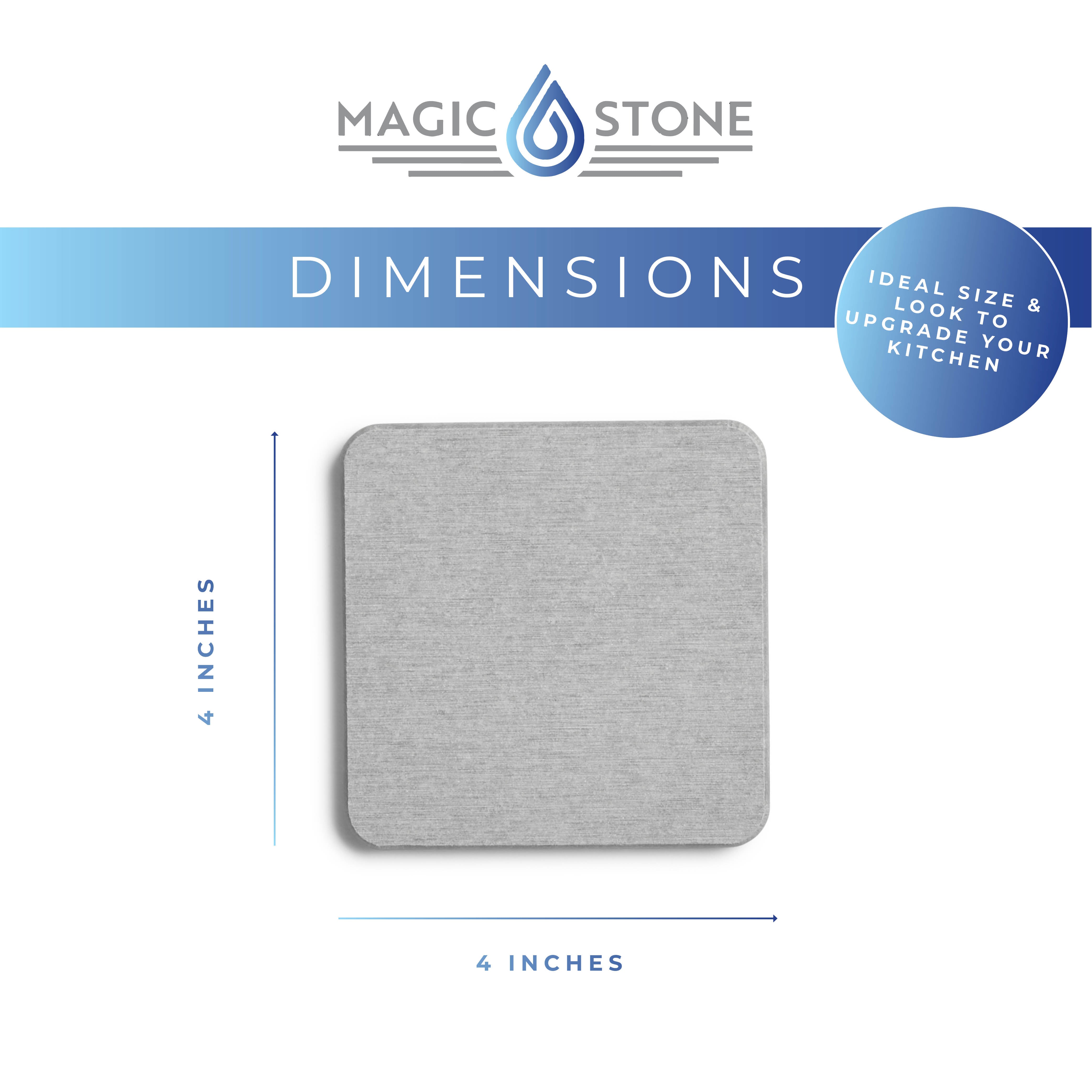 Magic Stone Coaster Set 4 Pack - Dove Gray